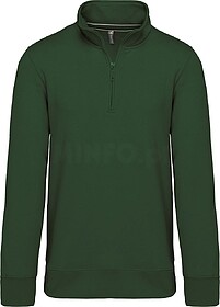 K487 Sweatshirt 1/2 fecho tam: M cor: Forest Green : Kariban...