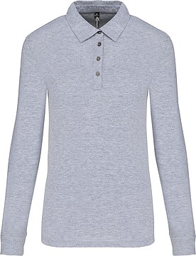Polo jersey de senhora de manga comprida K265