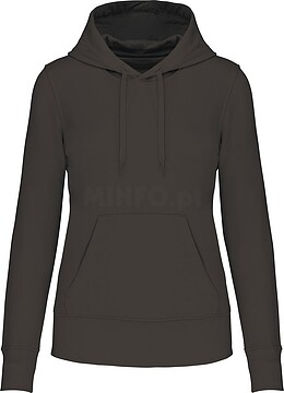 Sweatshirt eco-responsável com capuz de senhora K4028