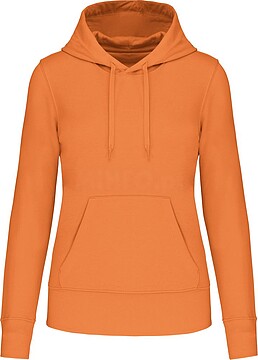 Sweatshirt eco-responsável com capuz de senhora K4028