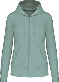 K4031C Sweatshirt eco-responsável com capuz e fecho de senh...
