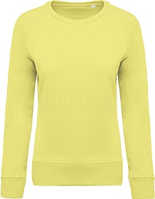 K481C Sweatshirt BIO de senhora com decote redondo e mangas ...