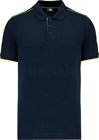 WK270X Polo com contraste Day To Day de manga curta tam: 3XL...