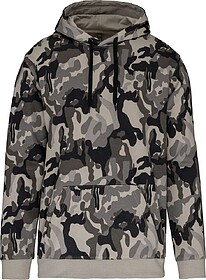 K476CC Sweatshirt de homem com capuz tam: XXL cor: Grey Camo...