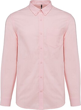 Camisa manga comprida em Oxford de tratamento fácil K533
