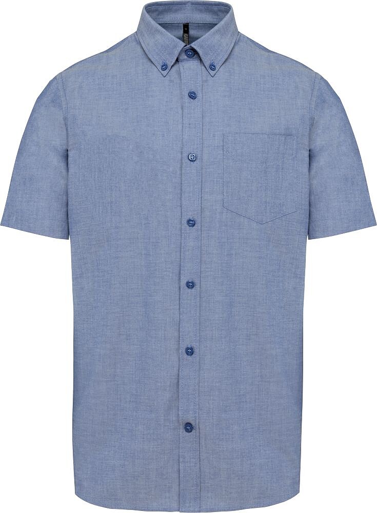 Camisa manga curta em Oxford de tratamento fácil K535