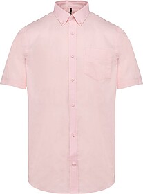 K535C Camisa manga curta em Oxford de tratamento fácil tam:...