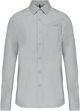 Camisa manga comprida em popeline de tratamento fácil K541