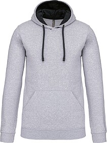 K446 Sweatshirt com capuz em contraste tam: 4XL cor: Oxford ...