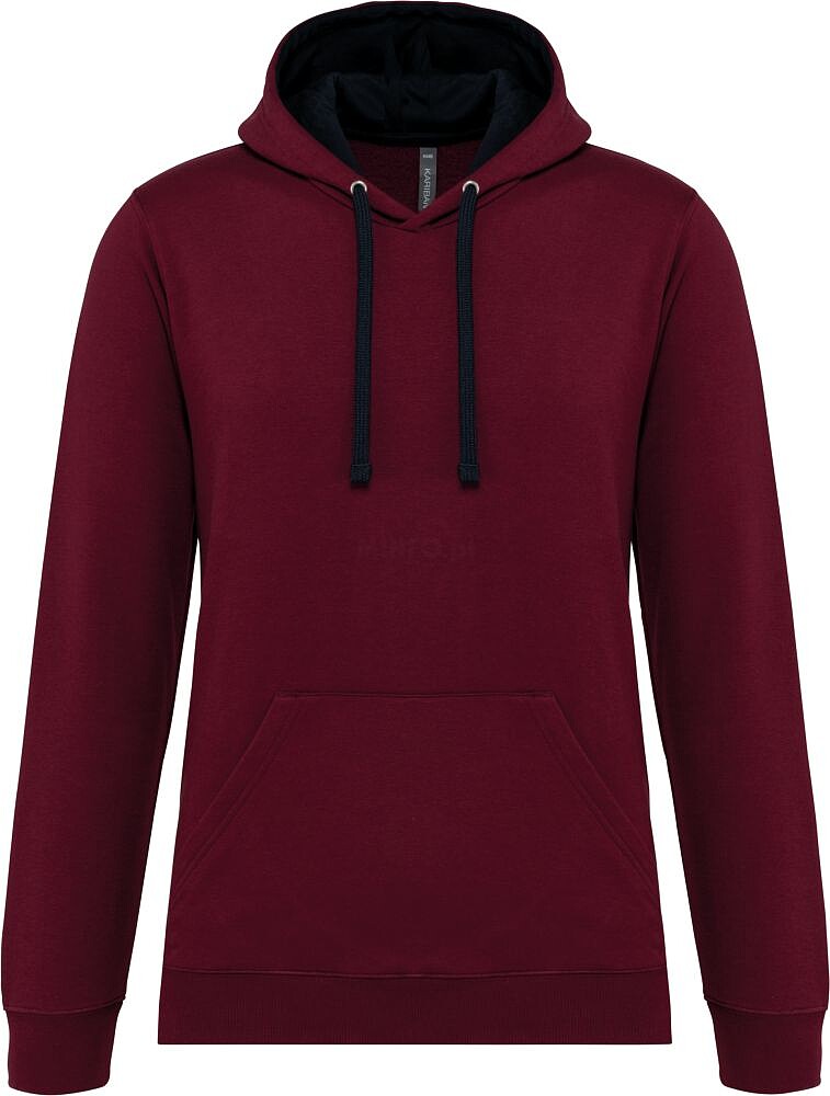 Sweatshirt com capuz em contraste K446