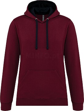 Sweatshirt com capuz em contraste K446