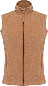 K906A Colete micropolar de senhora tam: XL cor: Camel Heathe...