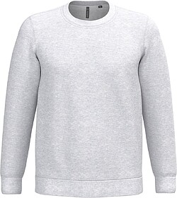 K474 Sweatshirt com decote redondo tam: 4XL cor: Ash Heather...