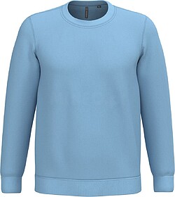 K474 Sweatshirt com decote redondo tam: XS cor: Sky Blue : K...