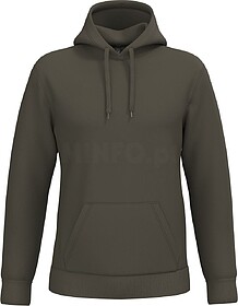 K476 Sweatshirt de homem com capuz tam: XL cor: Dark Khaki :...