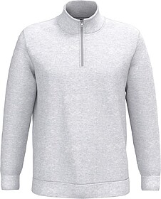 K478C Sweatshirt 1/2 fecho tam: S cor: Ash Heather : Kariban...