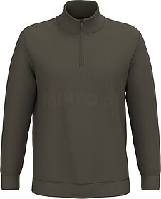 K478C Sweatshirt 1/2 fecho tam: XXL cor: Dark Khaki : Kariba...
