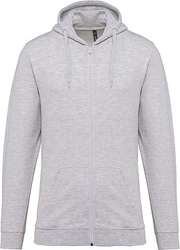 Sweatshirt com fecho e capuz K479