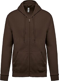 K479 Sweatshirt com fecho e capuz tam: XS cor: Chocolate : K...