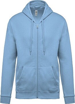 Sweatshirt com fecho e capuz K479