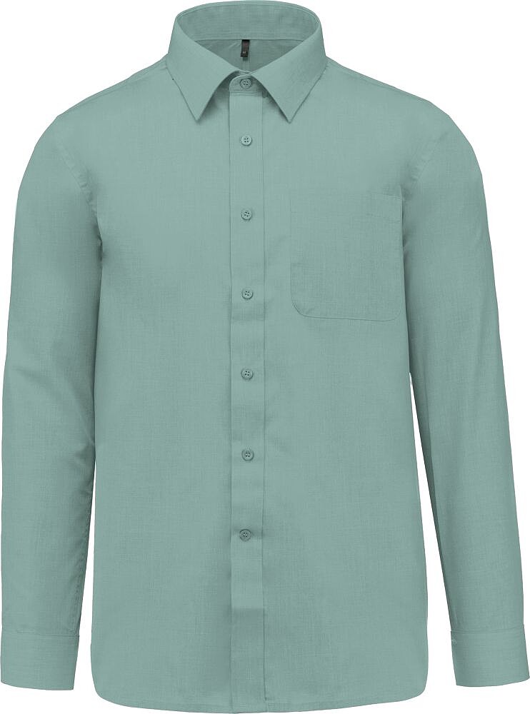 Camisa popeline poliéster/ algodão de tratamento fácil K545
