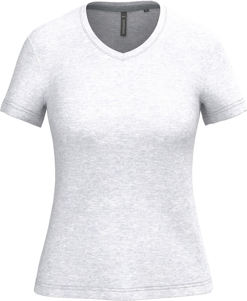 T-shirt de senhora de manga curta e decote V K381