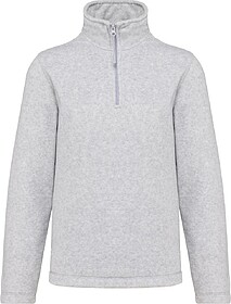K912A Enzo - camisola micropolar 1/2 fecho tam: XXL cor: Ash...