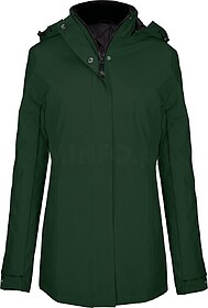 K6108 Parka de senhora tam: M cor: Forest Green : Kariban Te...