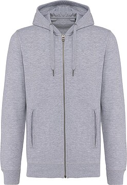 Sweatshirt com fecho e capuz eco-responsável unisex K4008