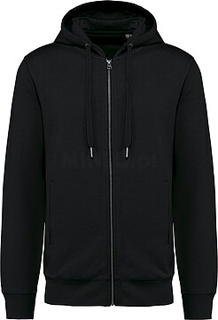 Sweatshirt com fecho e capuz eco-responsável unisex K4008
