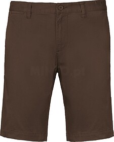 K750 Bermuda chino de homem tam: 52 cor: Chocolate : Kariban...