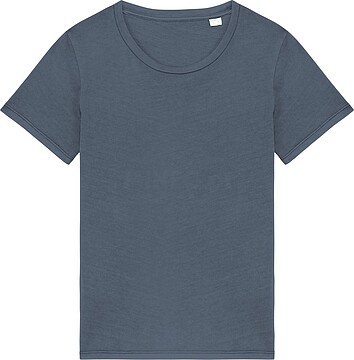 T-shirt eco-responsável com aspecto lavado de senhora NS316