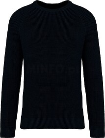 NS911 Camisola eco-responsável com malha grossa de homem ta...