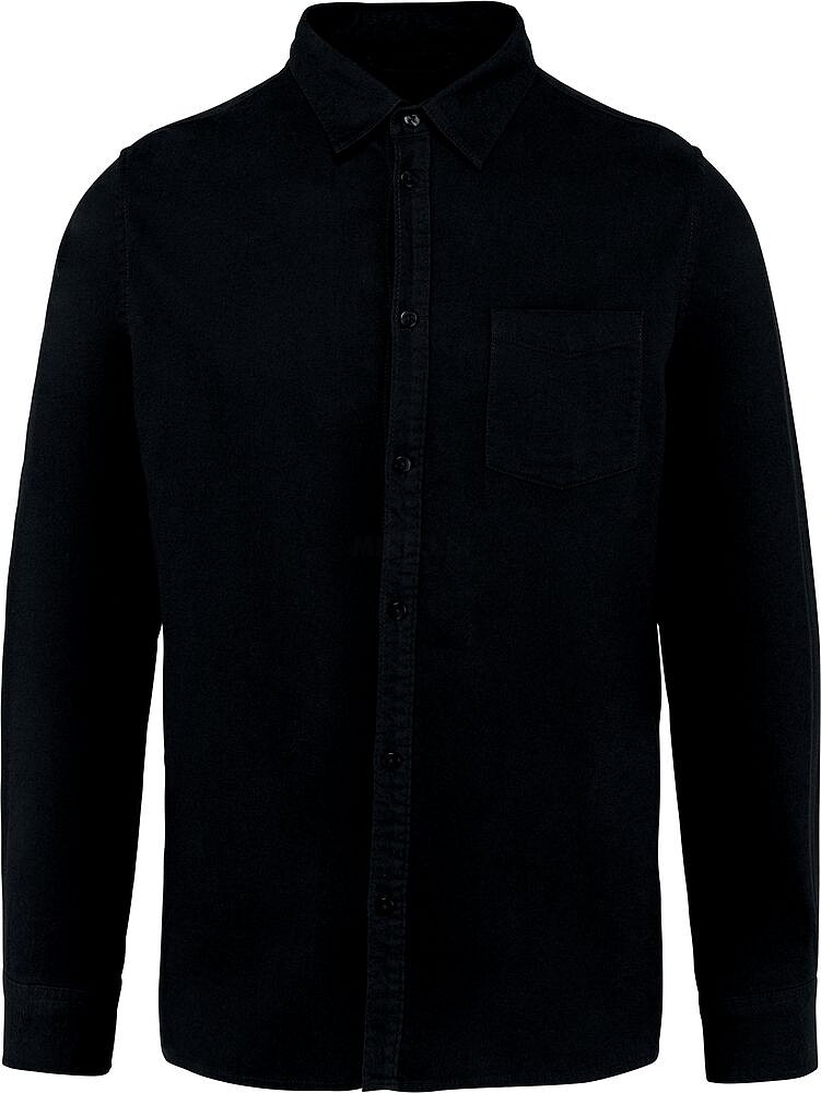Camisa eco-responsável em flanela de homem NS520