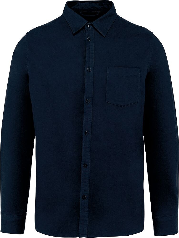 Camisa eco-responsável em flanela de homem NS520