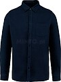 Camisa eco-responsável em flanela de homem NS520