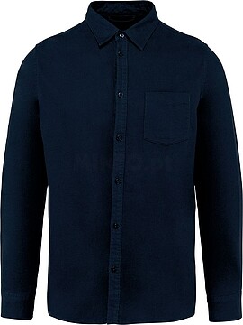 Camisa eco-responsável em flanela de homem NS520