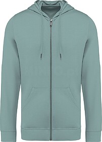 NS426 Sweatshirt eco-responsável com fecho e capuz de homem...