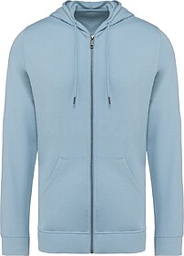 NS426 Sweatshirt eco-responsável com fecho e capuz de homem...