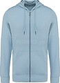 Sweatshirt eco-responsável com fecho e capuz de homem NS426