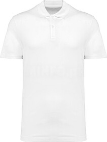 PK200 Polo Supima® de manga curta de homem tam: L cor: Whit...