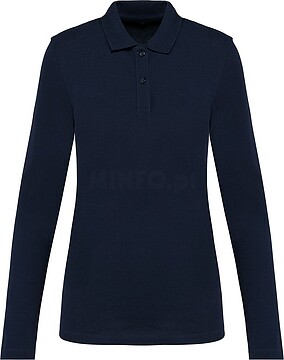 Polo Supima® de manga comprida de senhora PK203