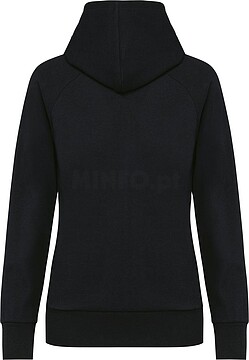 Casaco sweatshirt com fecho e capuz de senhora PK401
