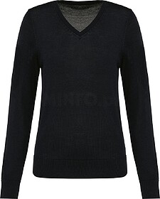 PK911 Pullover Merino de senhora tam: L cor: Black : Kariban...
