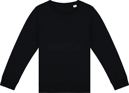 Sweatshirt eco-responsável decote redondo de criança NS403