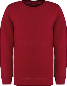 NS403 Sweatshirt eco-responsável decote redondo de criança...