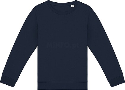 Sweatshirt eco-responsável decote redondo de criança NS403