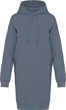 Vestido sweatshirt eco-responsável com capuz de senhora NS5005