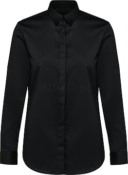 Camisa twill de manga comprida de senhora PK507