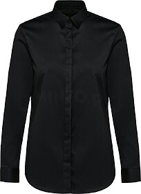 PK507 Camisa twill de manga comprida de senhora tam: M cor: ...